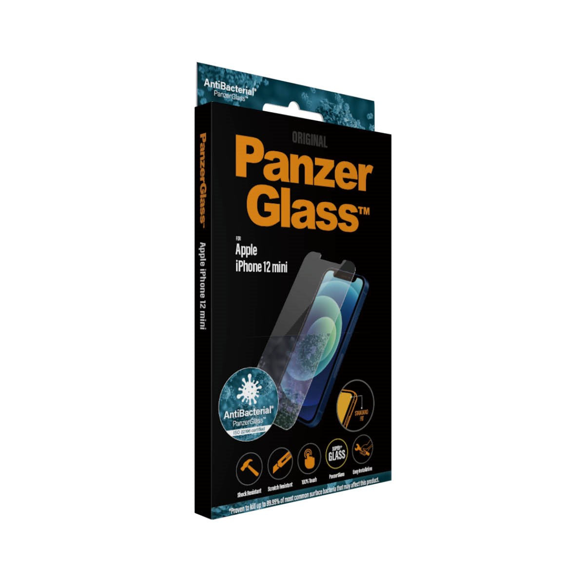 PanzerGlass® Skærmbeskyttelse iPhone 12 Mini | Standard Fit